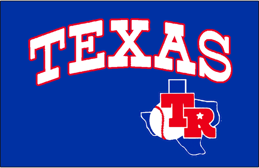 Texas Rangers 1983 Jersey Logo 01 iron on paper